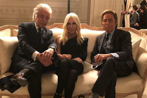 donatella versace e valentino|donatella versace 2023.